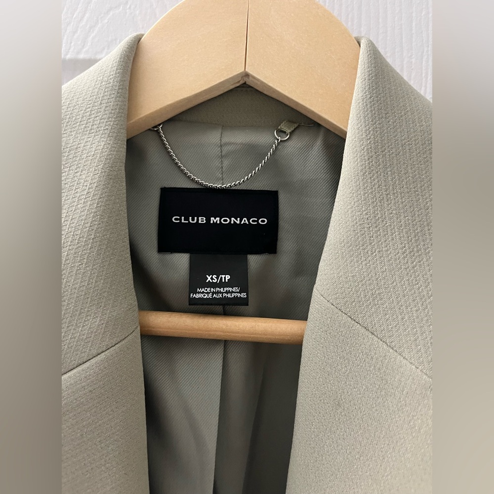 Club Monaco Pistachio Blazer - XS - Picture 2 of 5